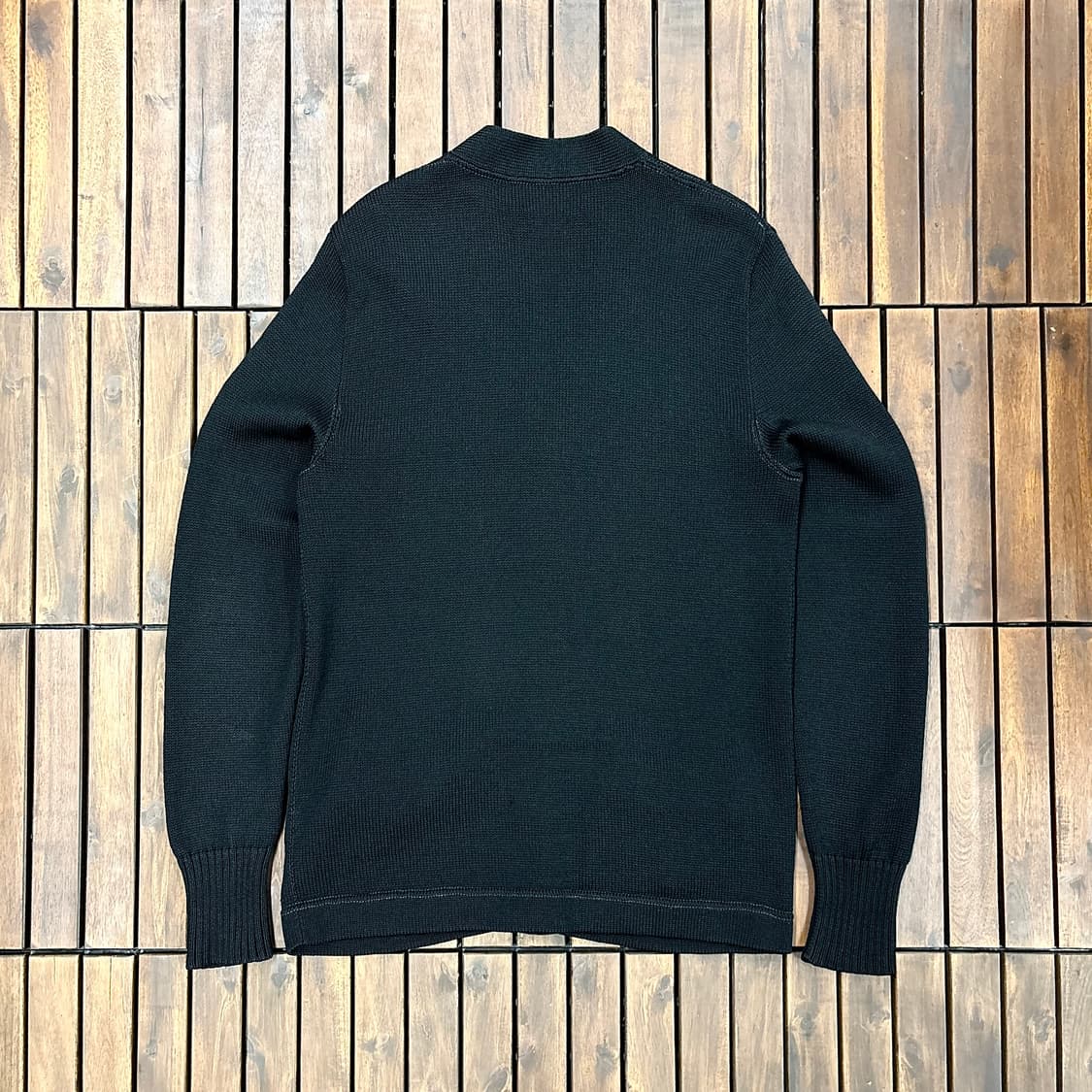 (L) 폴로 랄프로렌 블랙 논포니 헤비코튼 울 가디건 상품이미지3