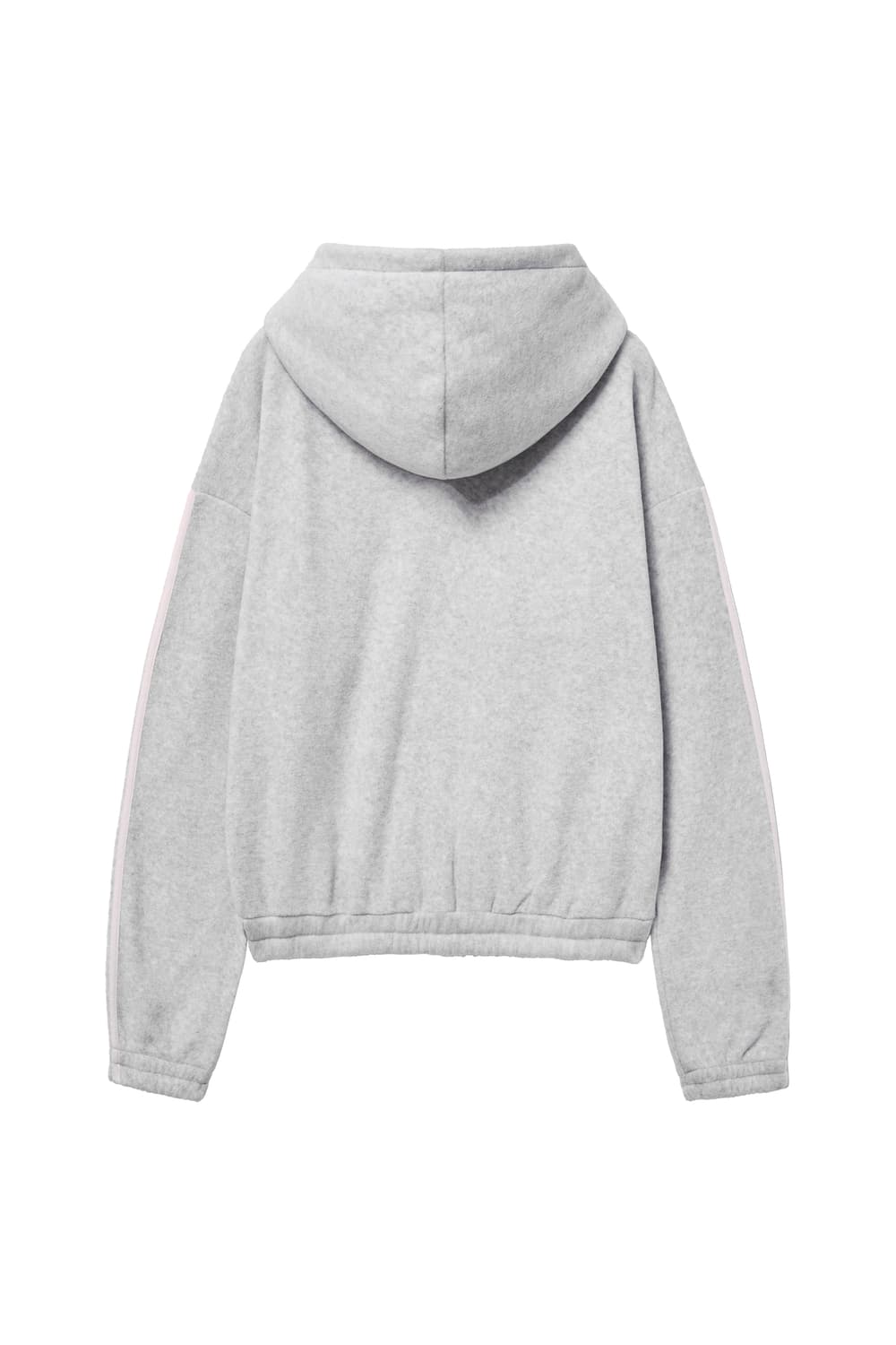 클리시어 소프트 허그 후리스 후드 집업 라이트그레이 상품이미지6