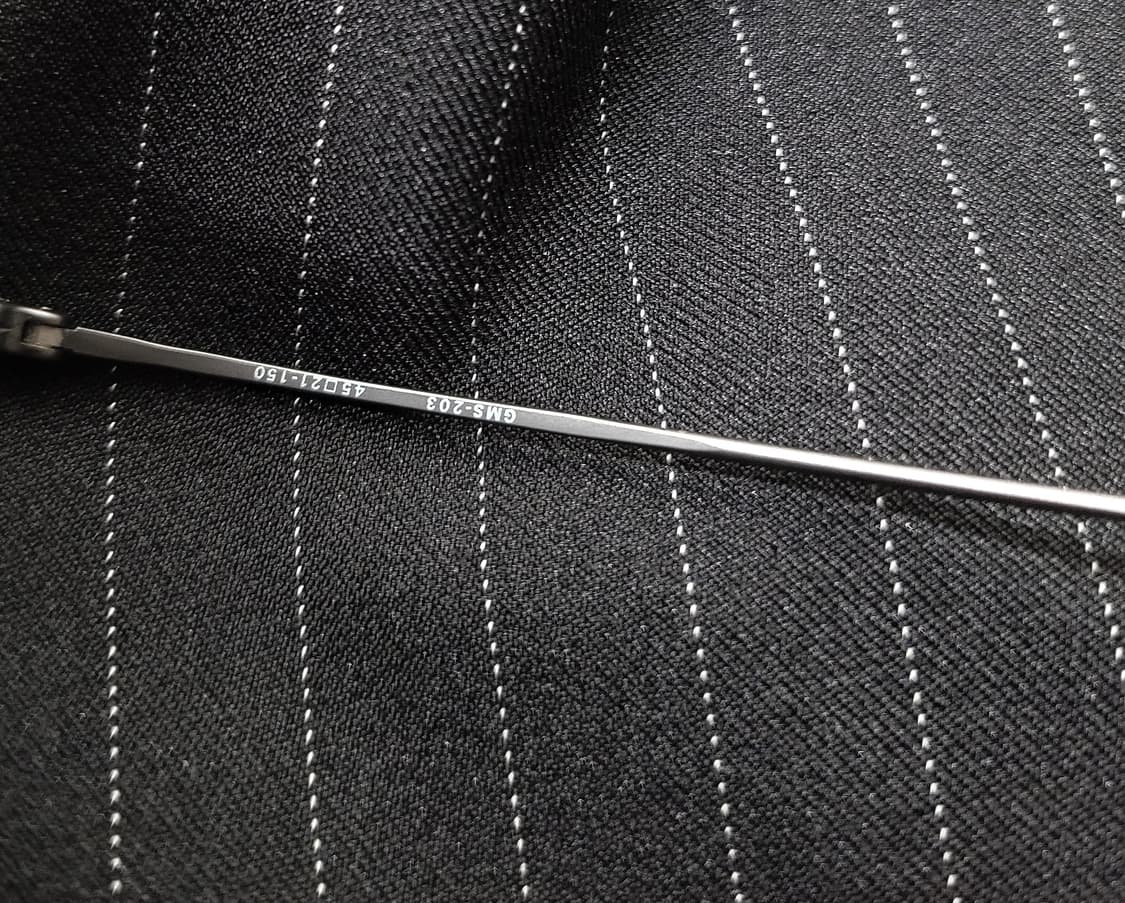 마수나가 블랙 B 티탄 안경 상품이미지7