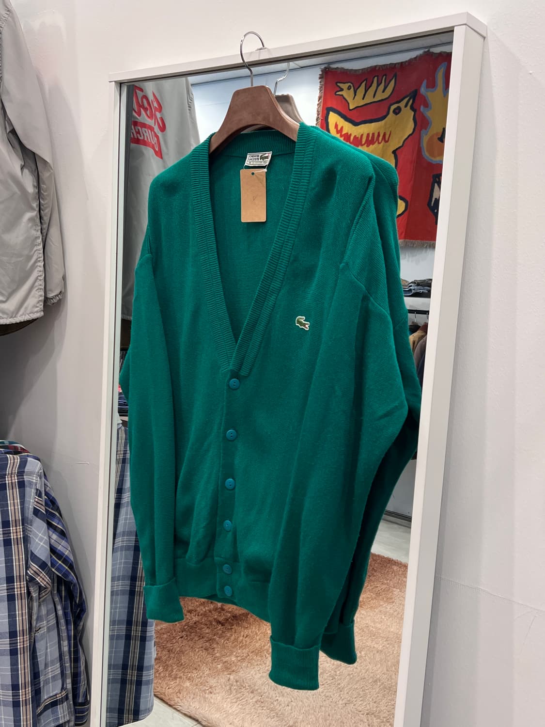 90s Lacoste 라코스테 가디건 (made in Spain) 상품이미지1