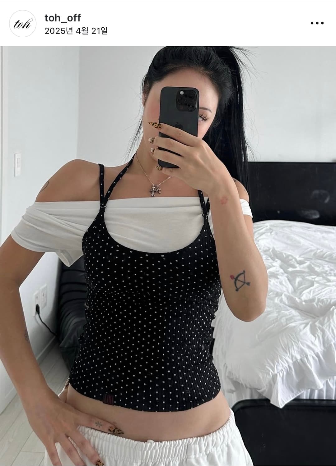 Toh 티오에이치 Bheart sleeveless 비하트 슬리브리스 상품이미지3