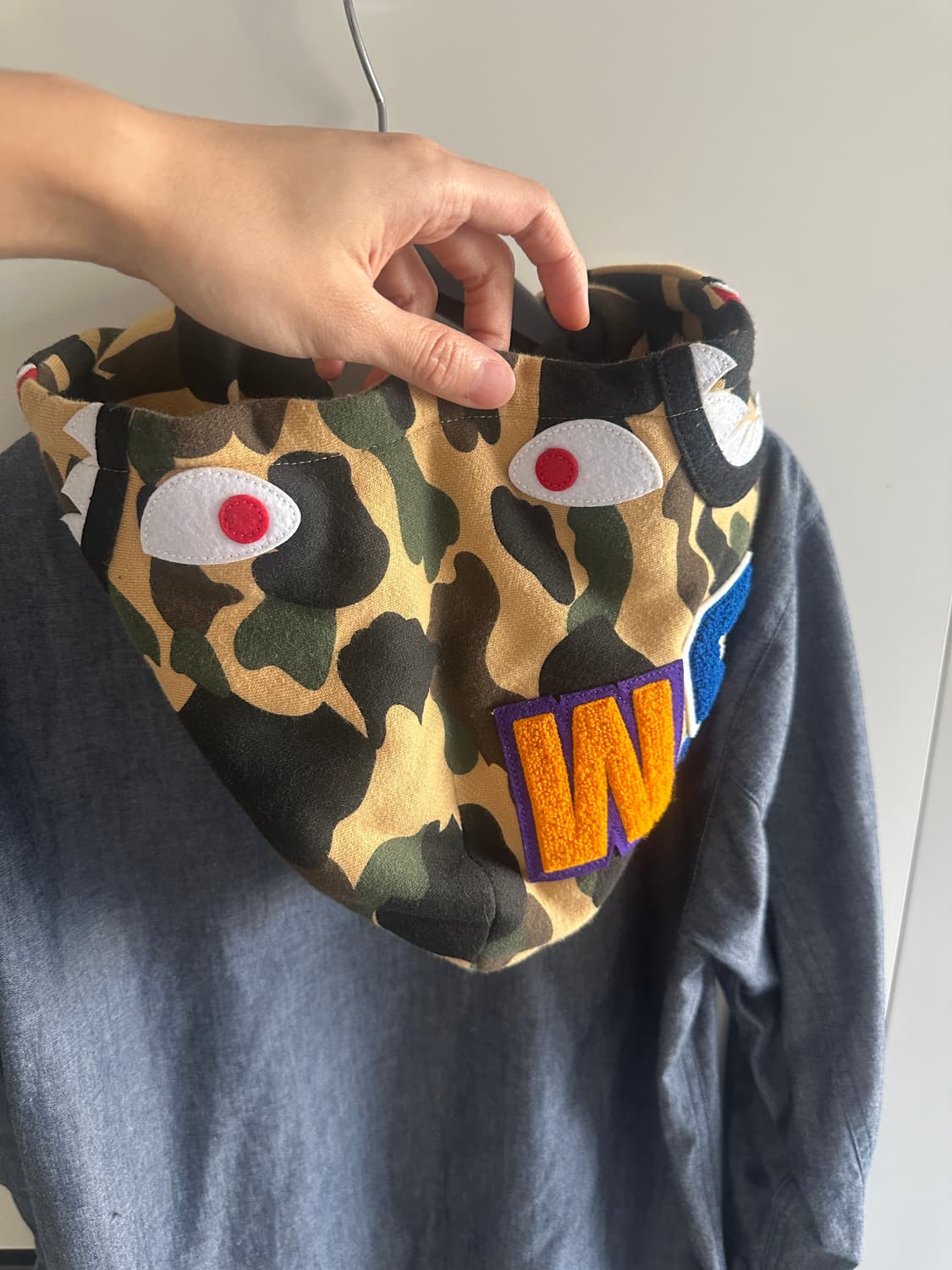 BAPE SHIRT JACKET GREY 상품이미지3