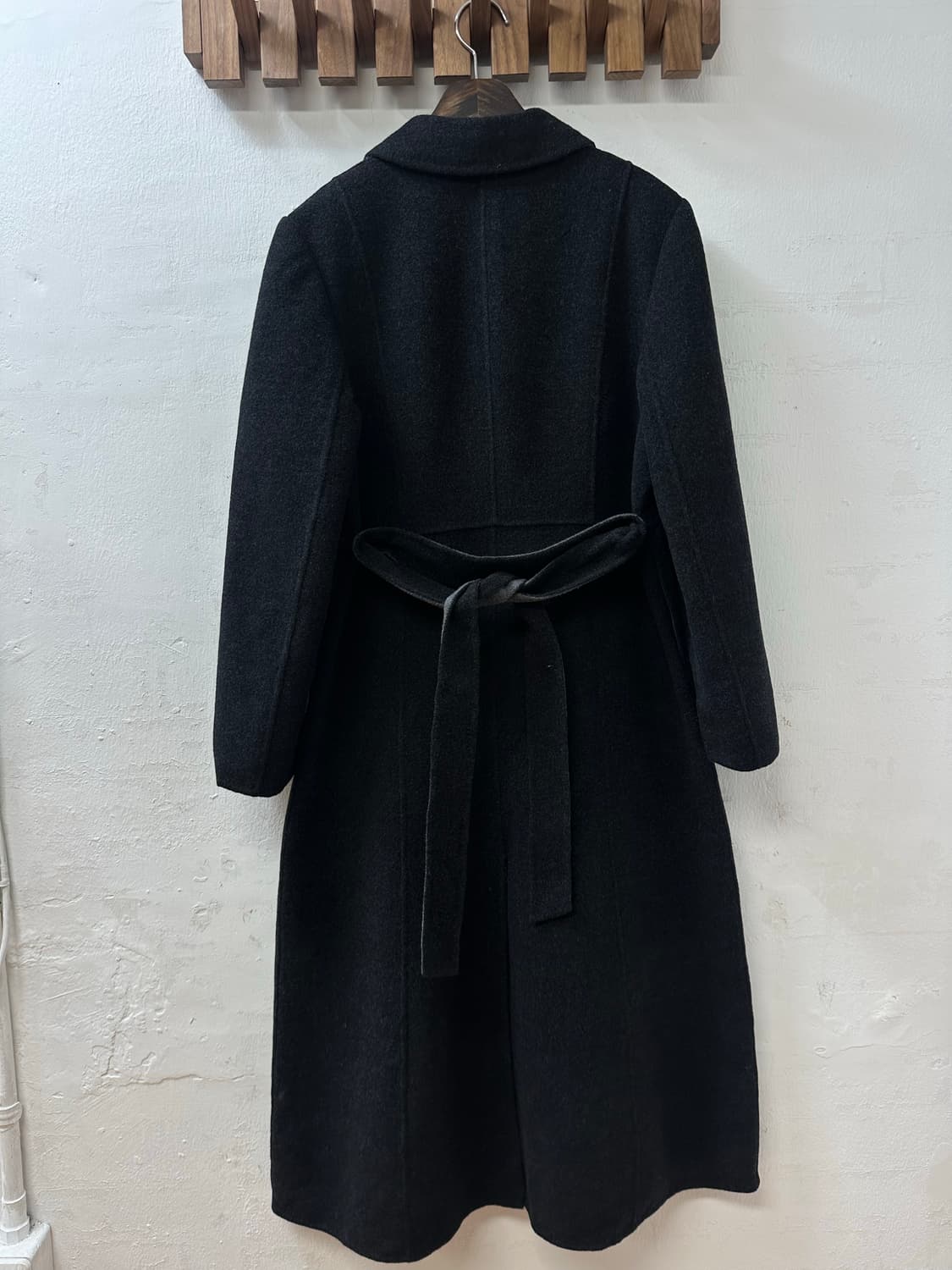 일본빈티지 울 앙고라 캐시미어 혼방 A라인 코트 상품이미지2