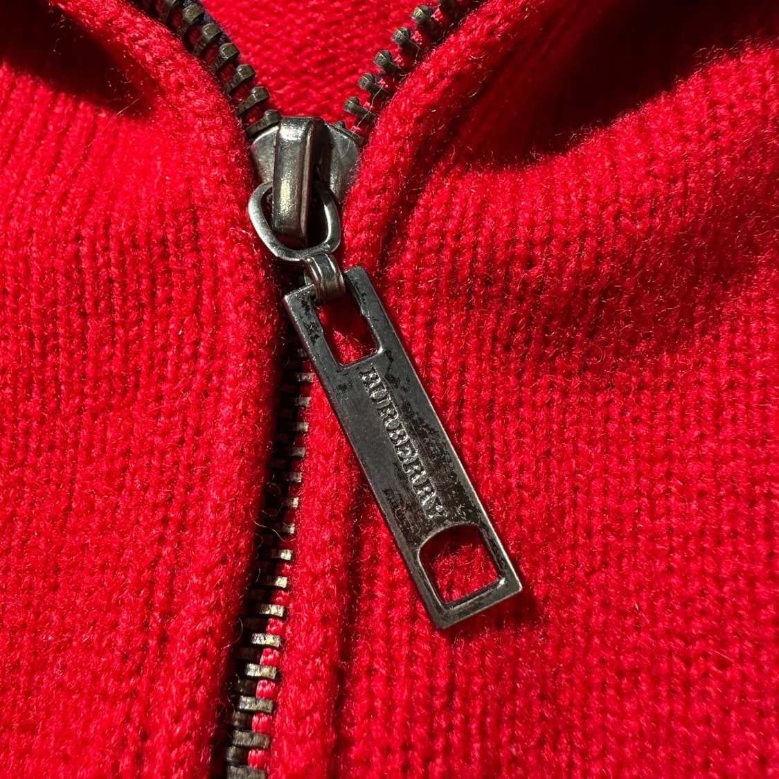 버버리 램스울 하프집업 니트 상품이미지5