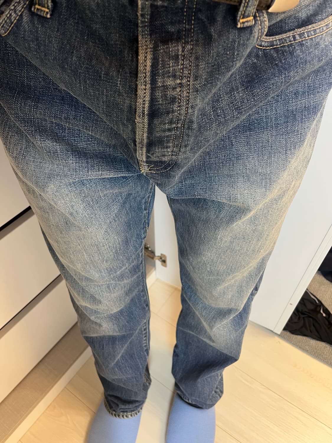 캐피탈 13.5oz 몽키시스코 데님팬츠 상품이미지4