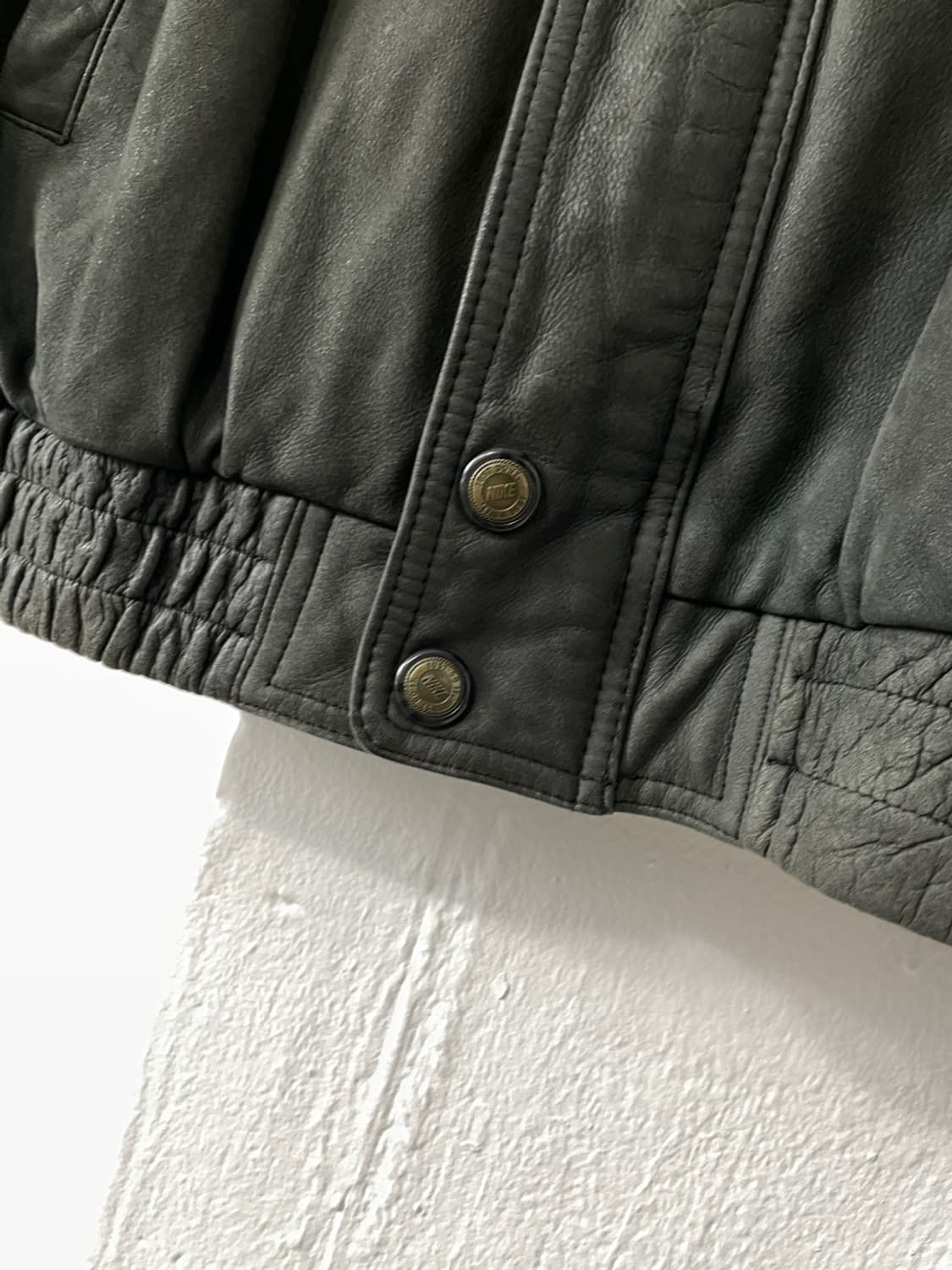 90s 나이키 20주년 레더 봄버 자켓 상품이미지8