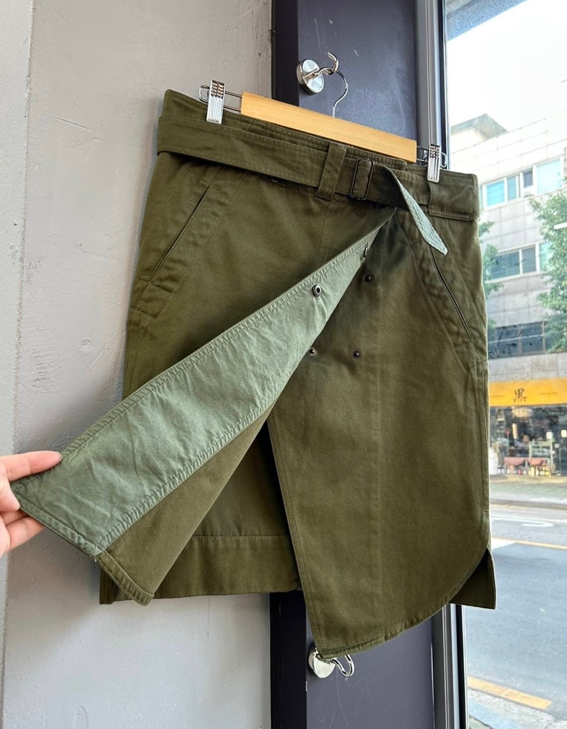 38/ 이자벨마랑 밀리터리 랩 스커트 상품이미지7