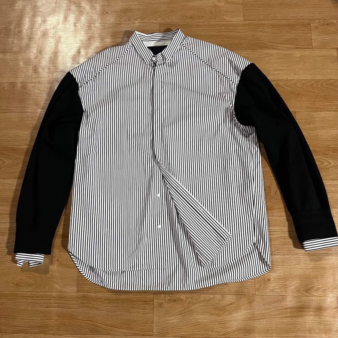 [110-115] 준지 니트슬리브 셔츠 상품이미지1