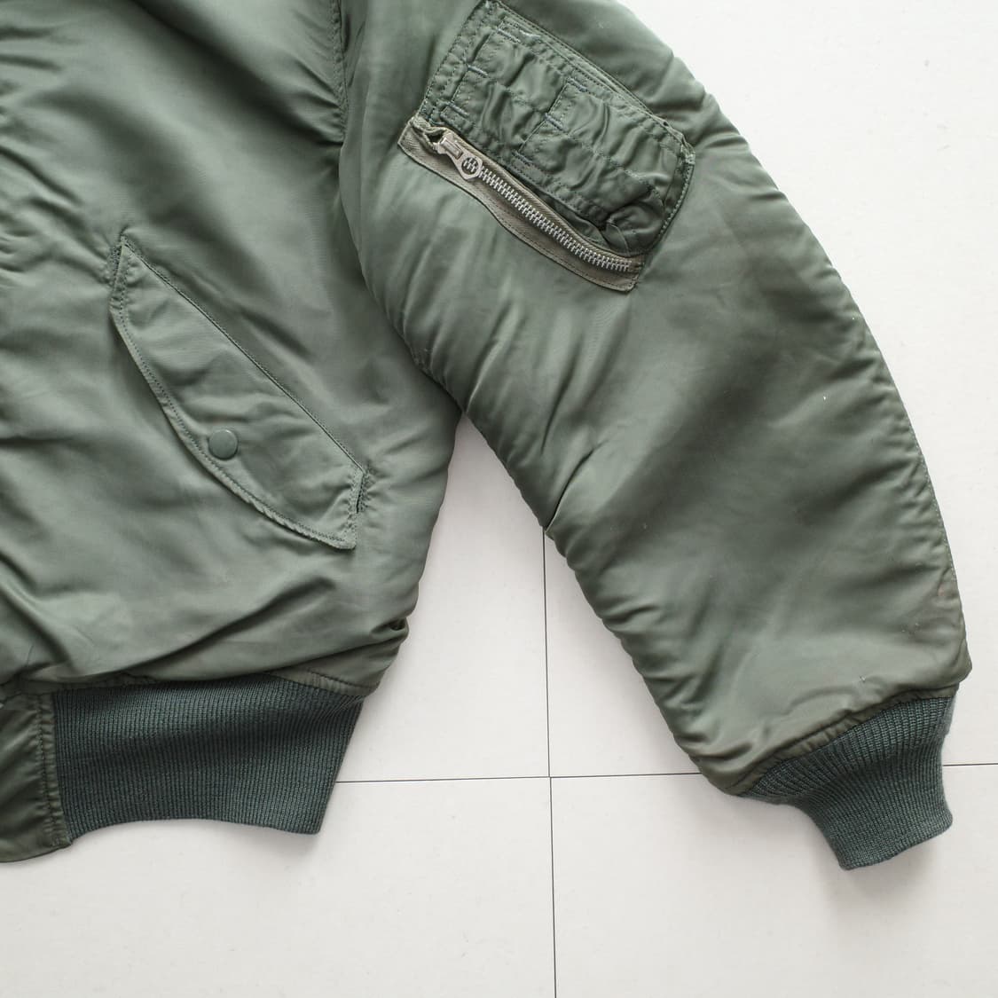 70s 미군 오리지널 알파 L-2B 항공점퍼 M사이즈 빈티지 밀리터리 상품이미지7