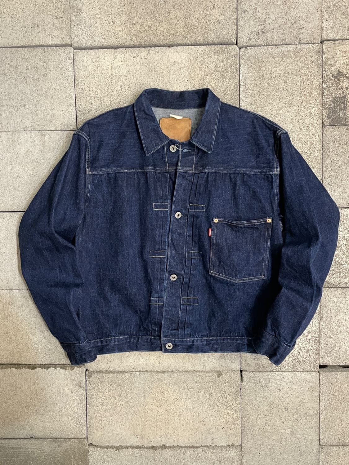 브론슨 44806 1세대 셀비지 데님 트러커 자켓  상품이미지1
