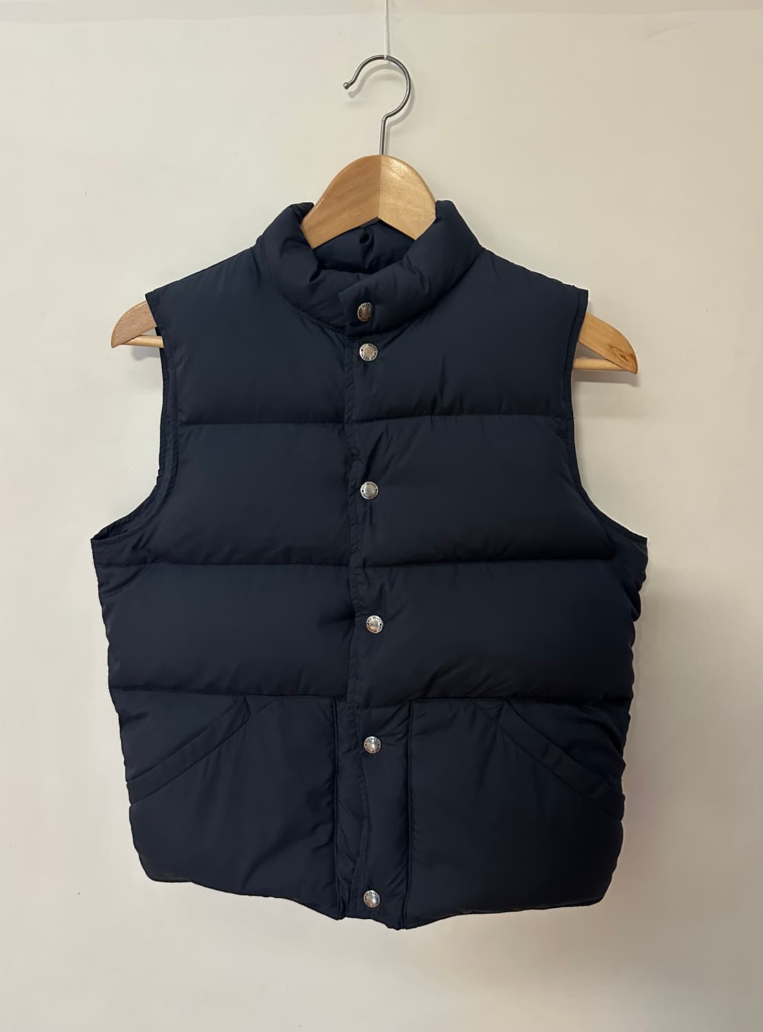 빔즈보이 네이비 패딩조끼 상품이미지1