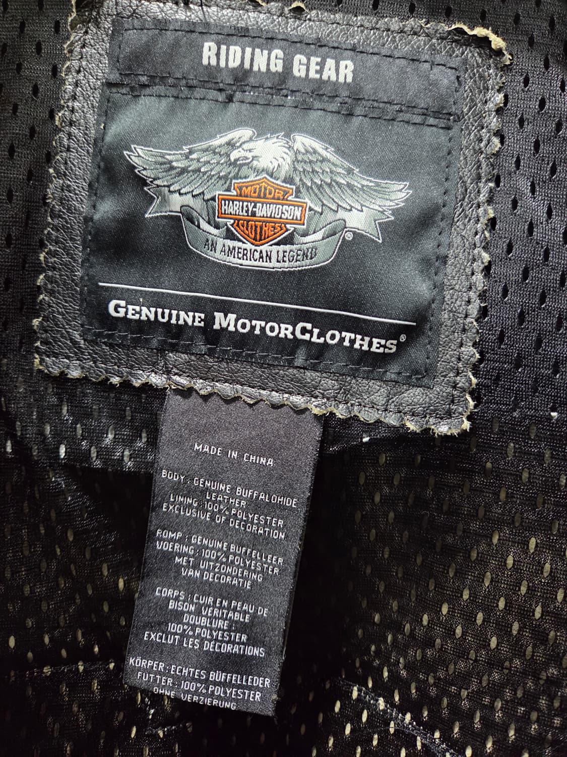 할리데이비슨 버팔로 가죽자켓 상품이미지2