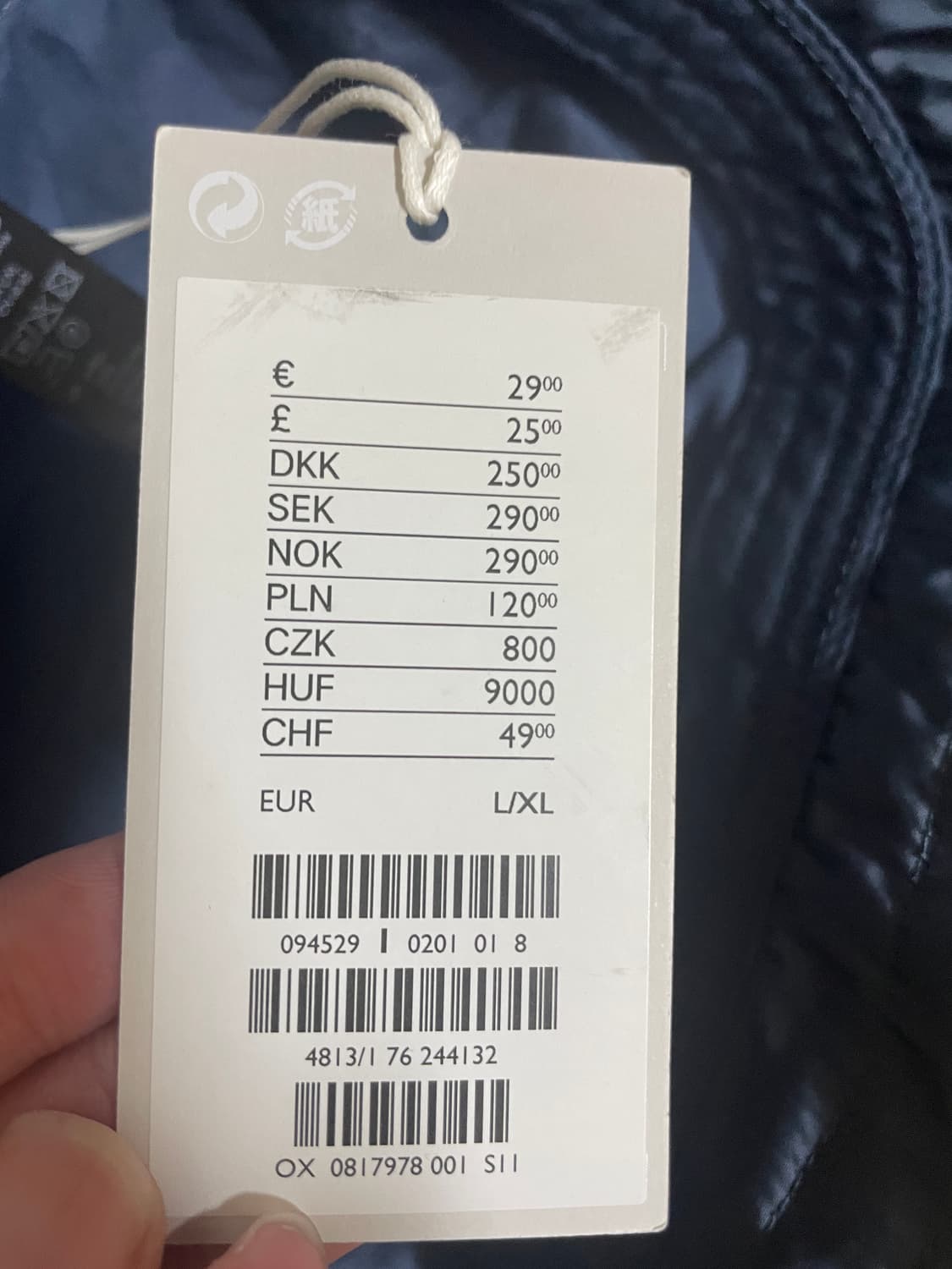 코스 메탈릭 버킷햇 스카이블루 L/XL 상품이미지5