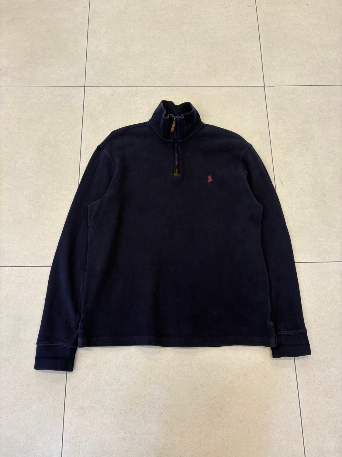 폴로 하프집업 네이비  상품이미지2