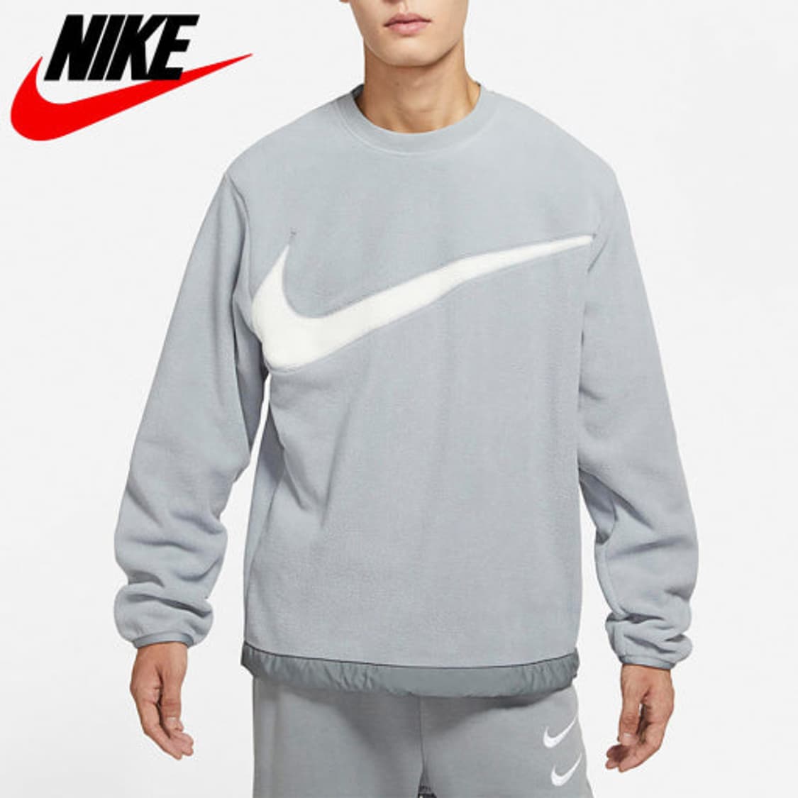 나이키 클럽 플러스 플리스 윈터라이즈드 맨투맨 상품이미지1