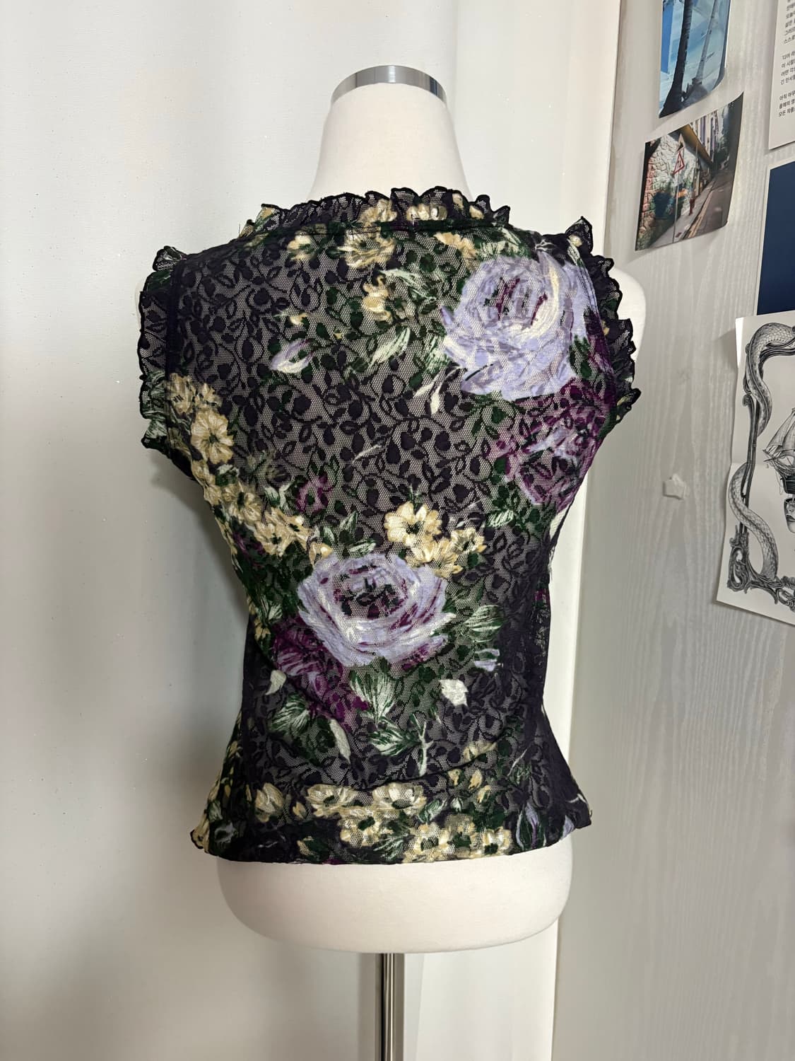 flower lace top 상품이미지2