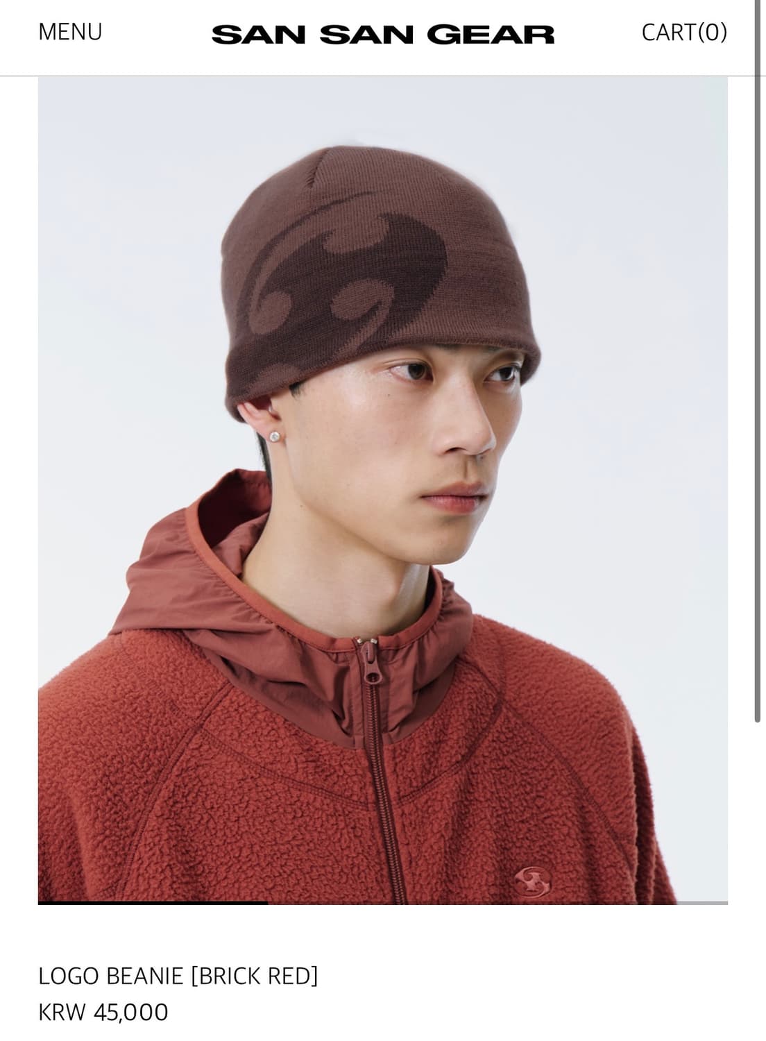 산산기어 로고 비니 브릭 레드 구해요 ㅜㅜㅜㅜㅜㅜㅜ 상품이미지1