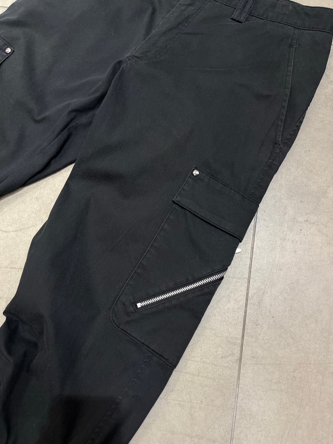 Kenzo 락펑크 락시크 블랙 카고 팬츠  상품이미지4