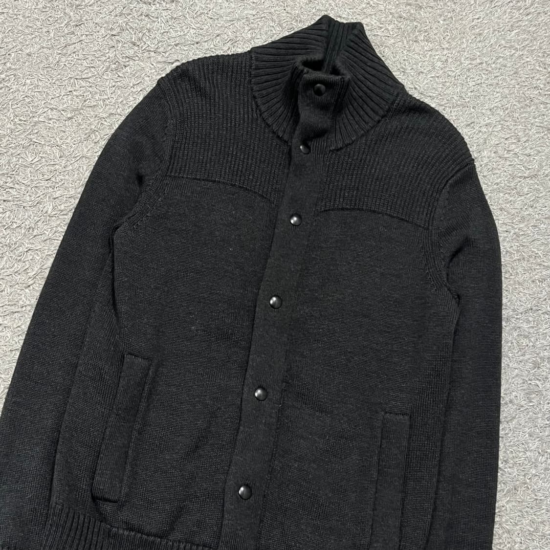 [90] 바나나 리버플릭 니트집업 상품이미지1