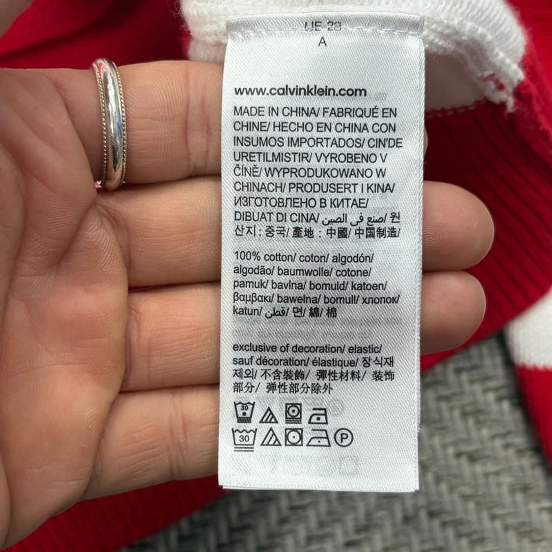 캘빈클라인진스 단가라 니트 v2724 상품이미지7