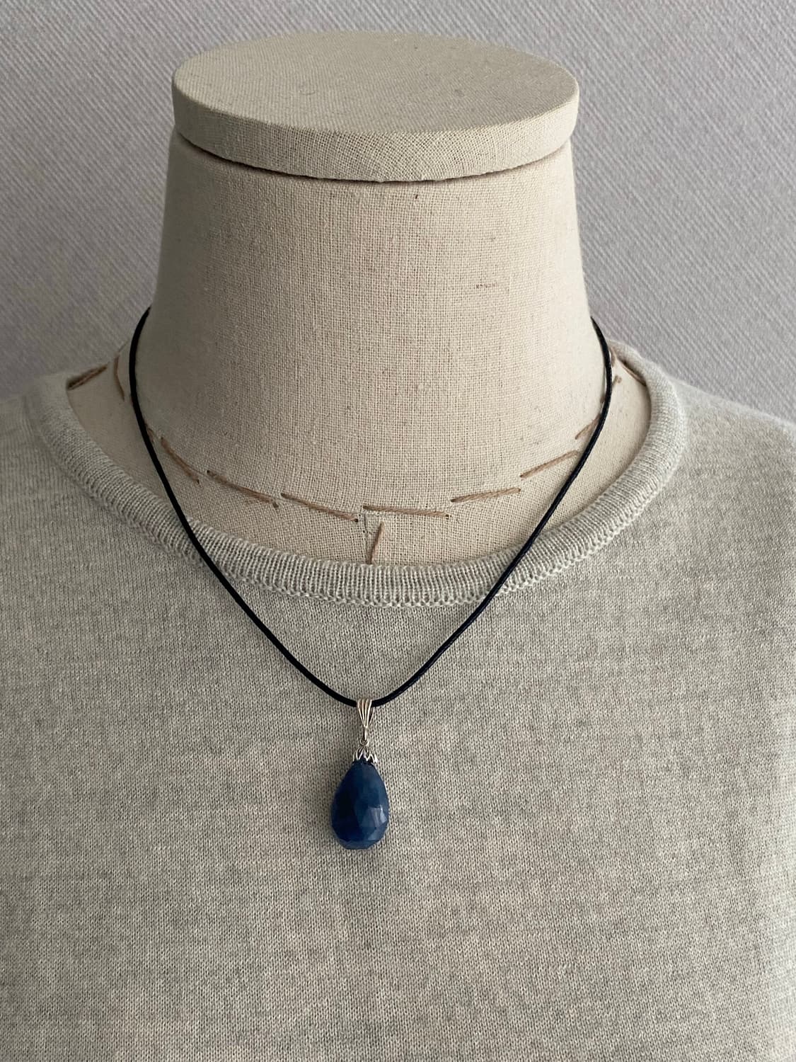 블루 원석 실버 펜던트 목걸이 상품이미지8
