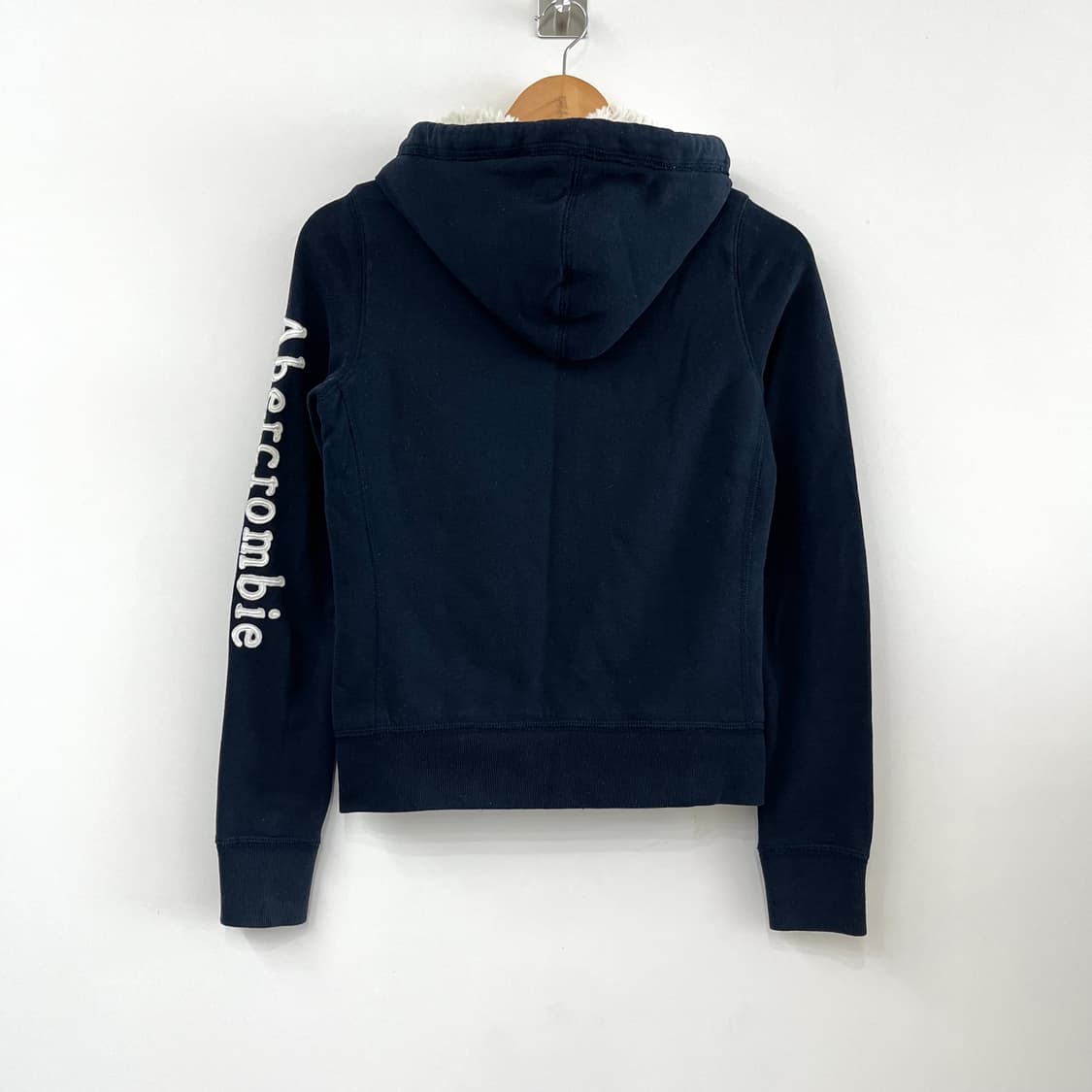 아베크롬비 울프죠 사슴로고 딱붙핏 양털안감 버튼업 후드집업 상품이미지3