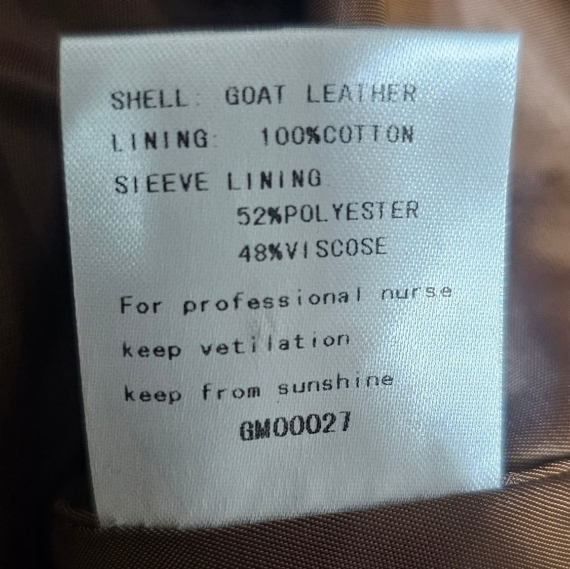 GAOOU 빈티지 염소가죽 블레이저 52 상품이미지7