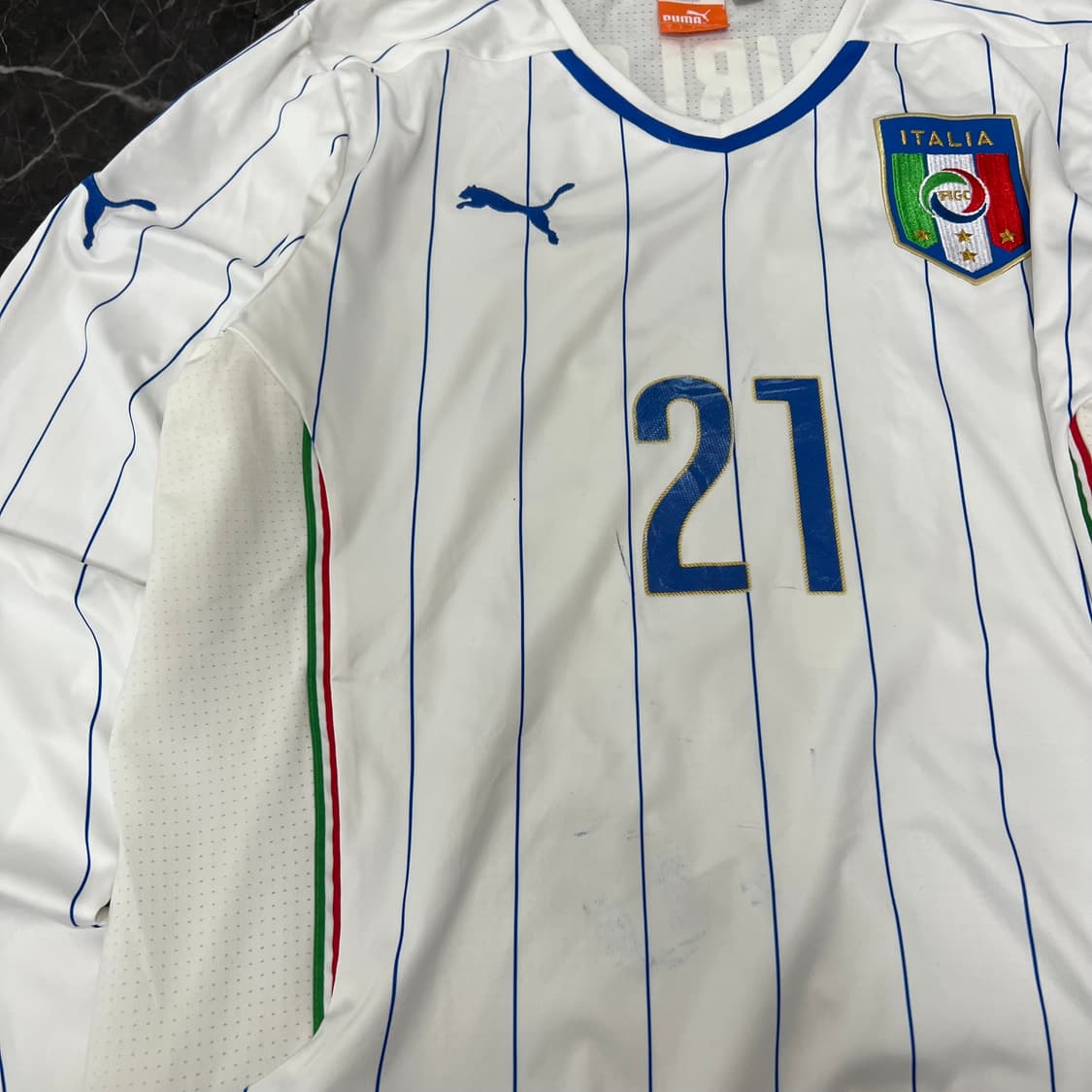 푸마 이탈리아 14-15 피를로 긴팔 유니폼 져지 상품이미지7