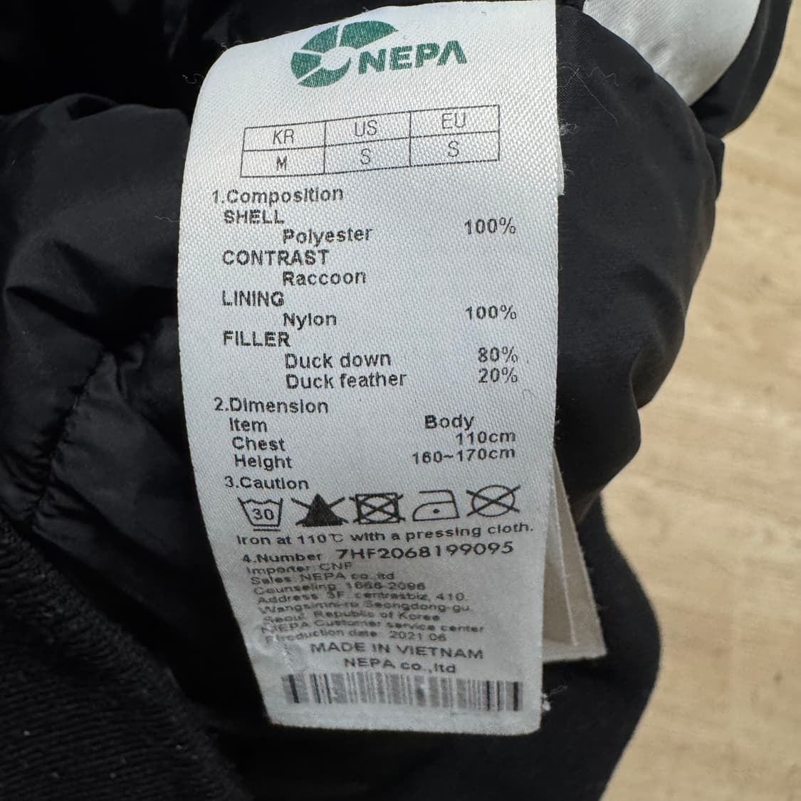네파 crt3.0 덕다운 패딩 자켓 상품이미지6