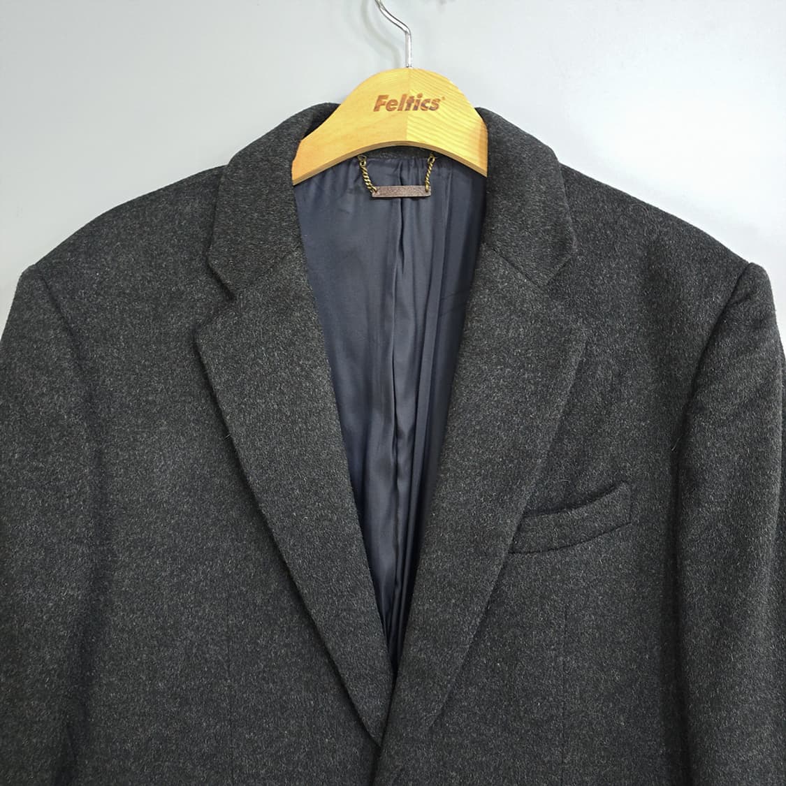 지오지아(ZIOZIA) 울 캐시미어 혼방 싱글 코트 105 상품이미지2