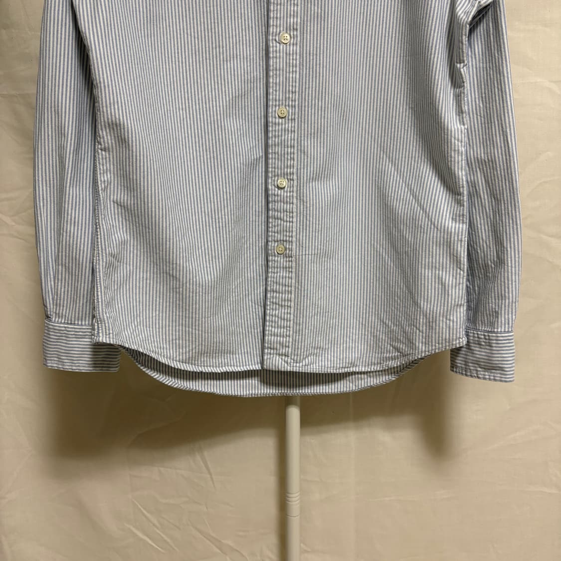 폴로 랄프로렌 클래식핏 스트라이프 옥스포드 셔츠 / 소라, S 상품이미지3