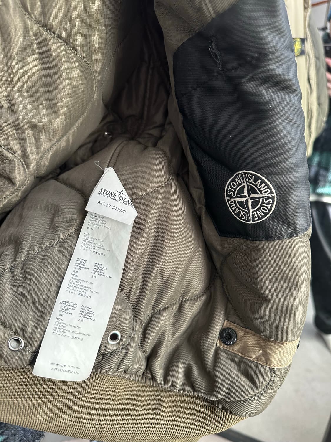 스톤아일랜드 light thermo cotton 자켓 L (95-100) 상품이미지6