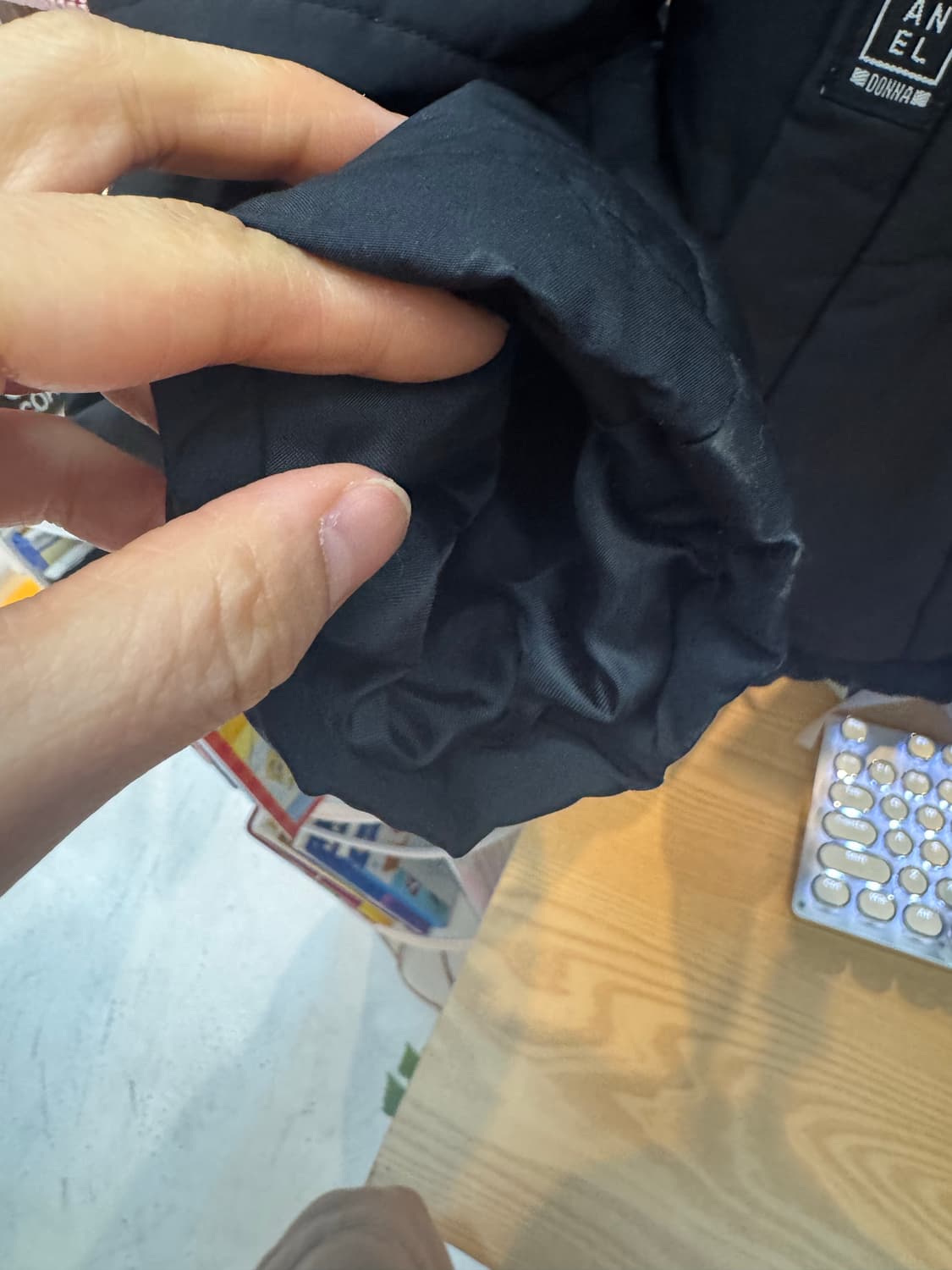 🧥 STEFANEL 스테파넬 퀼팅 패딩 자켓 (블랙) 상품이미지9