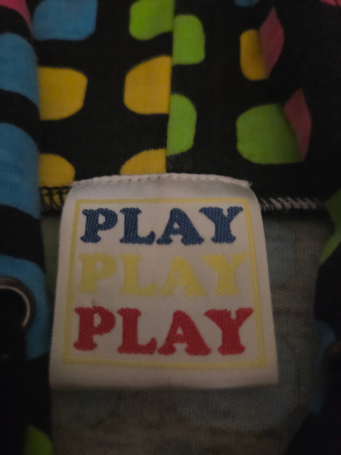 빈티지 y2k PLAY PLAY 멀티도트후드집업 레어 희귀 상품이미지2