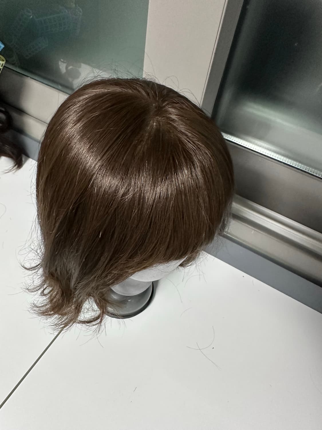 중단발 레이어드컷 인모 가발(박승철 스튜디오) 상품이미지8