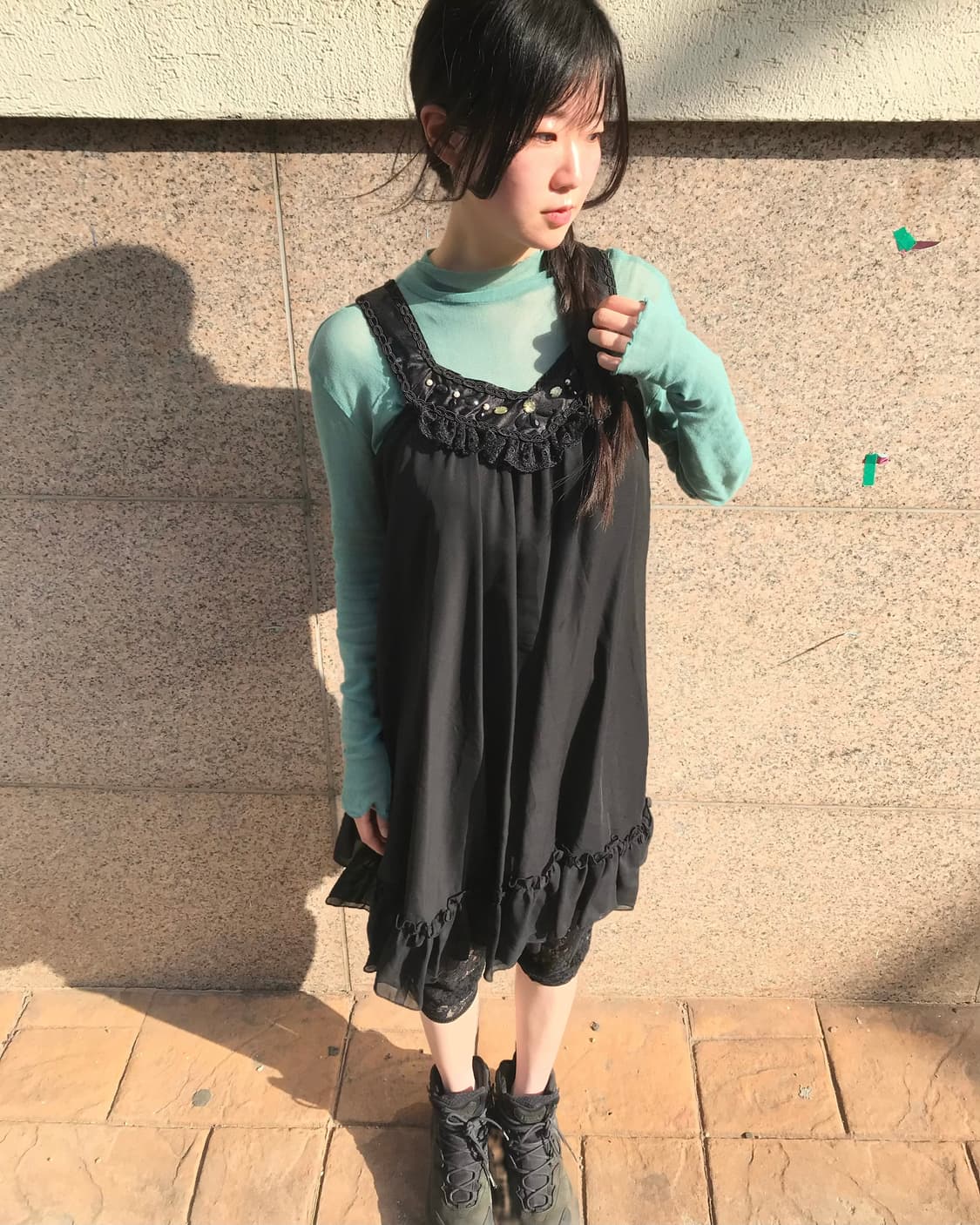 vintage mint mesh top 상품이미지6
