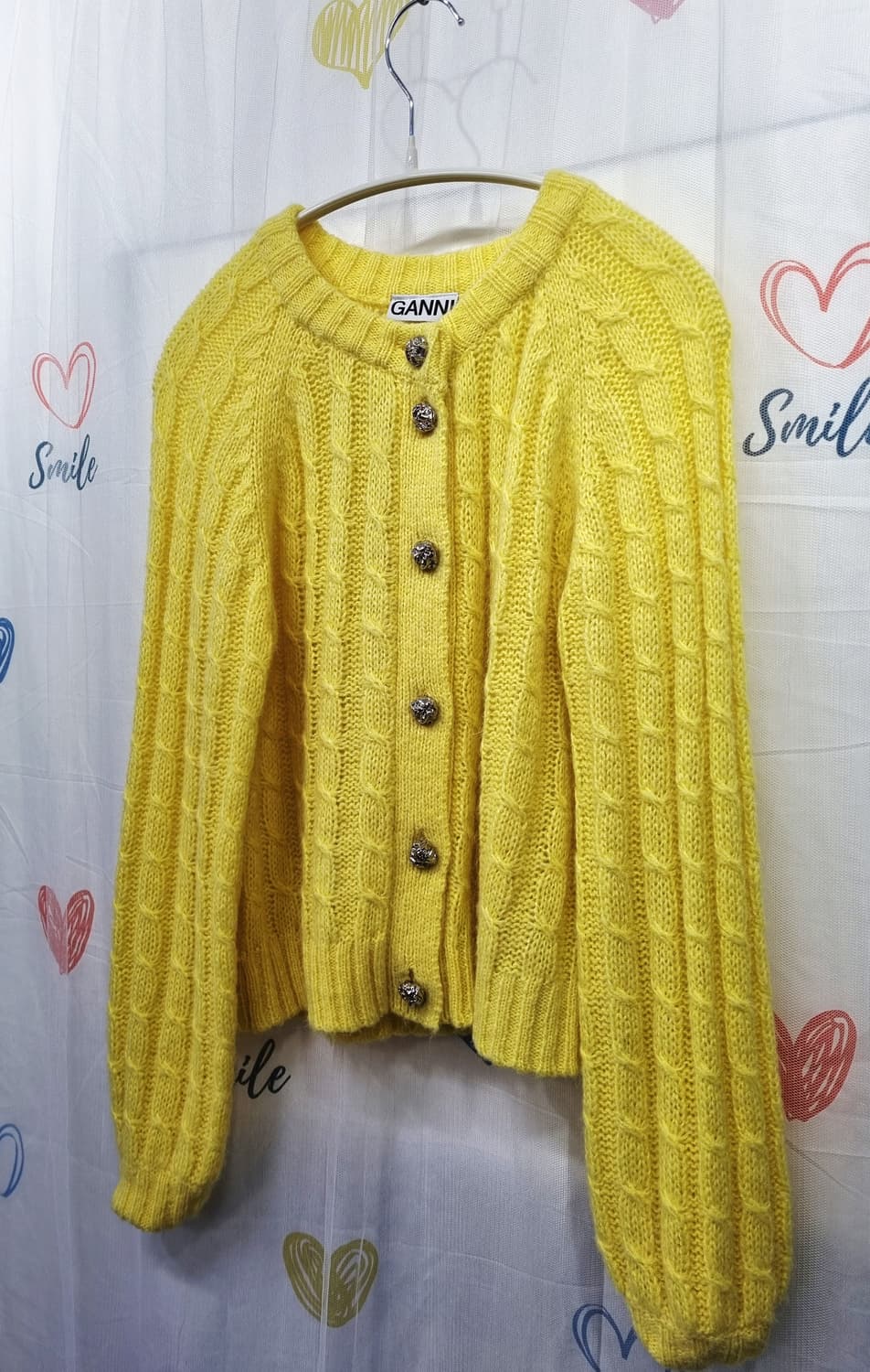 정품)  가니 모헤어 니트 가디건  상품이미지2