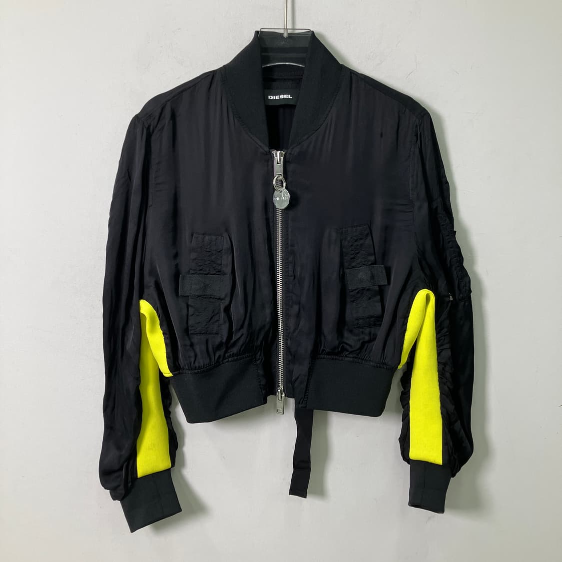 Diesel 디젤 셔링 크롭 봄버 자켓 XS 상품이미지1