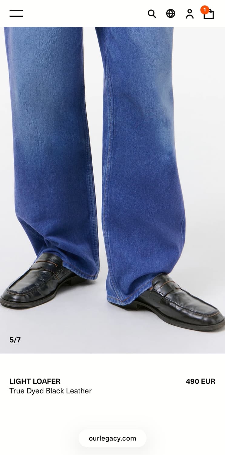 [43] OUR LEGACY LIGHT LOAFER 상품이미지1