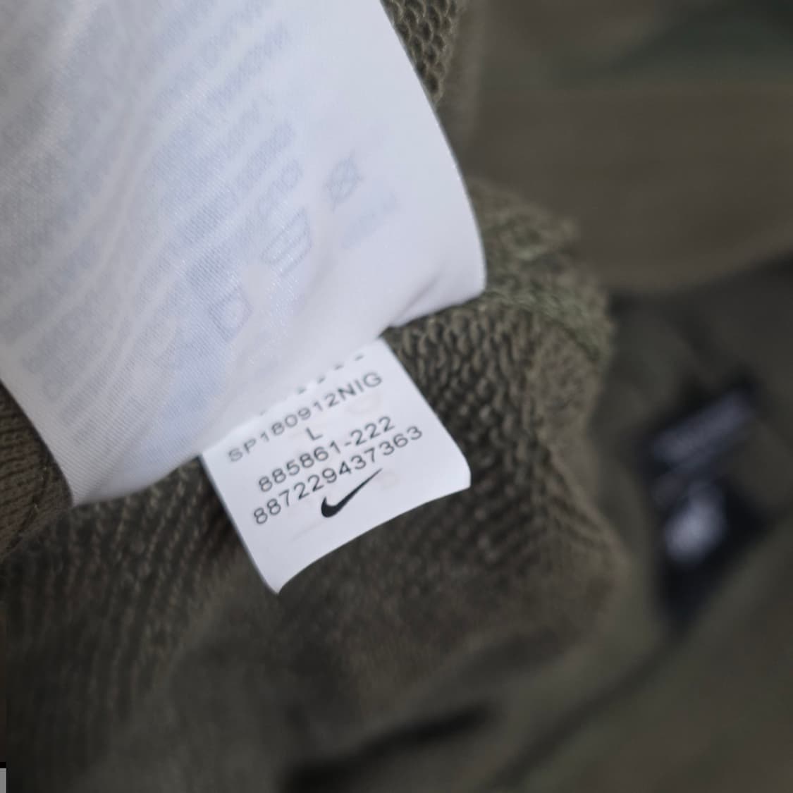 나이키 SB 카모 밀리터리 코튼 면 스웻 반바지 L 상품이미지7