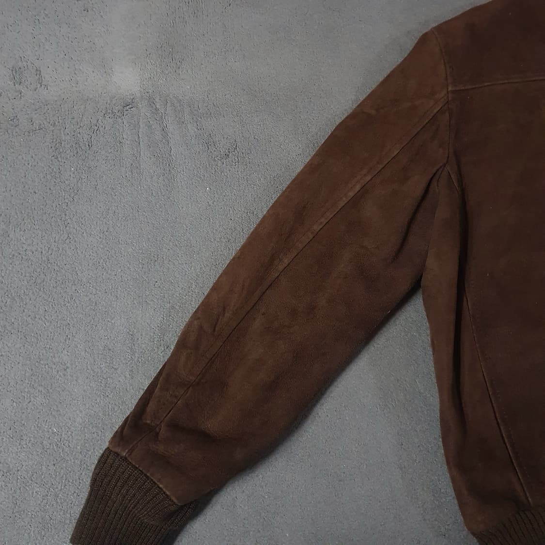 XL 스트롱앤피셔 STRONGS AND FISHER 스웨이드 블루종 자켓 상품이미지7