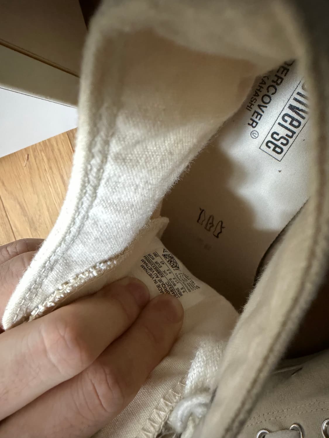 컨버스 x 언더커버 척 70 하이 뉴 워리어스 화이트 280 상품이미지4