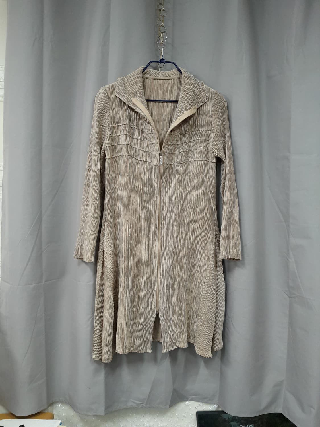 주름 플리츠 가디건  상품이미지3