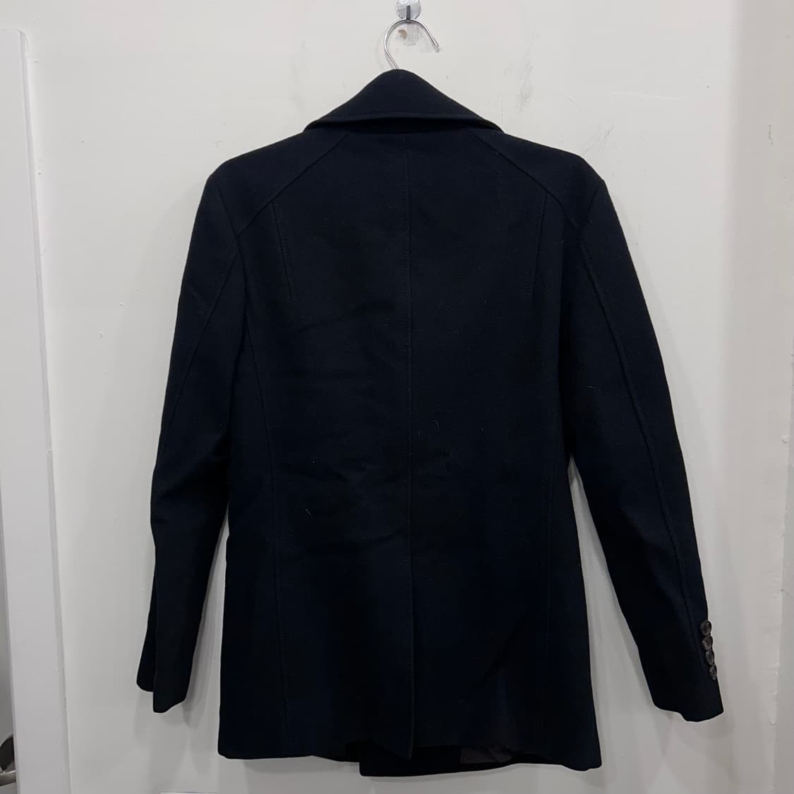 지오송지오 슬림핏 퓨어 울 더블 하프코트 상품이미지5