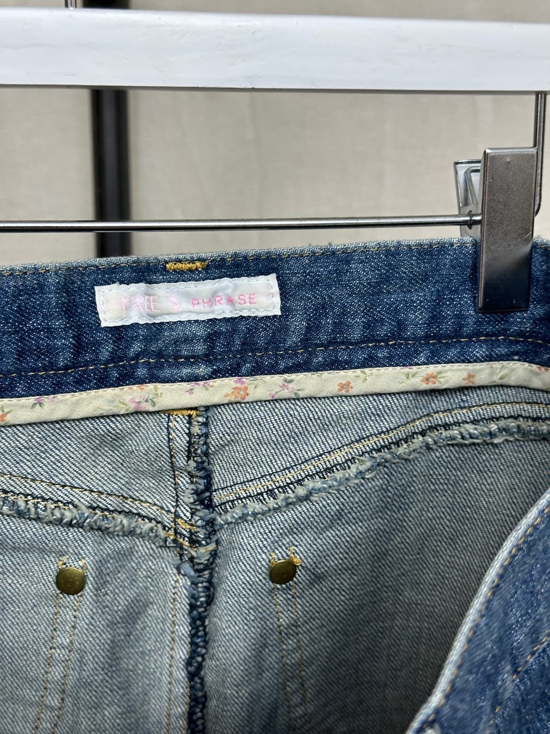 free's phrase denim skirt 상품이미지5