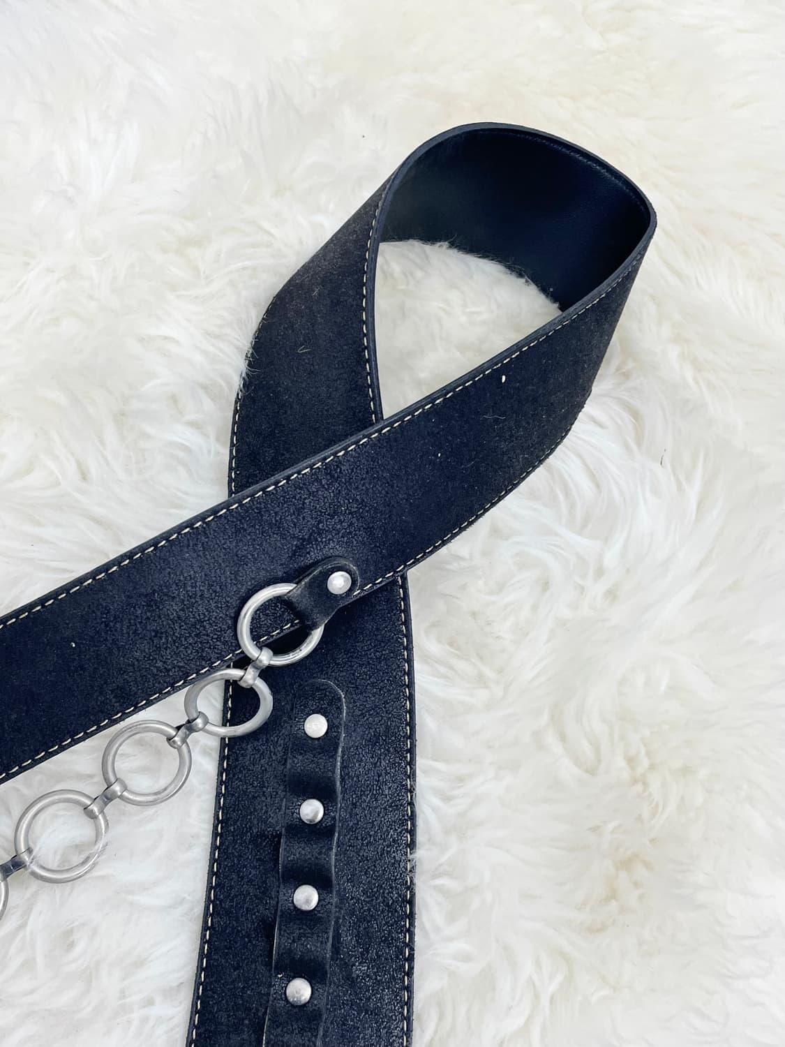 락시크 체인 와이드 벨트 상품이미지6