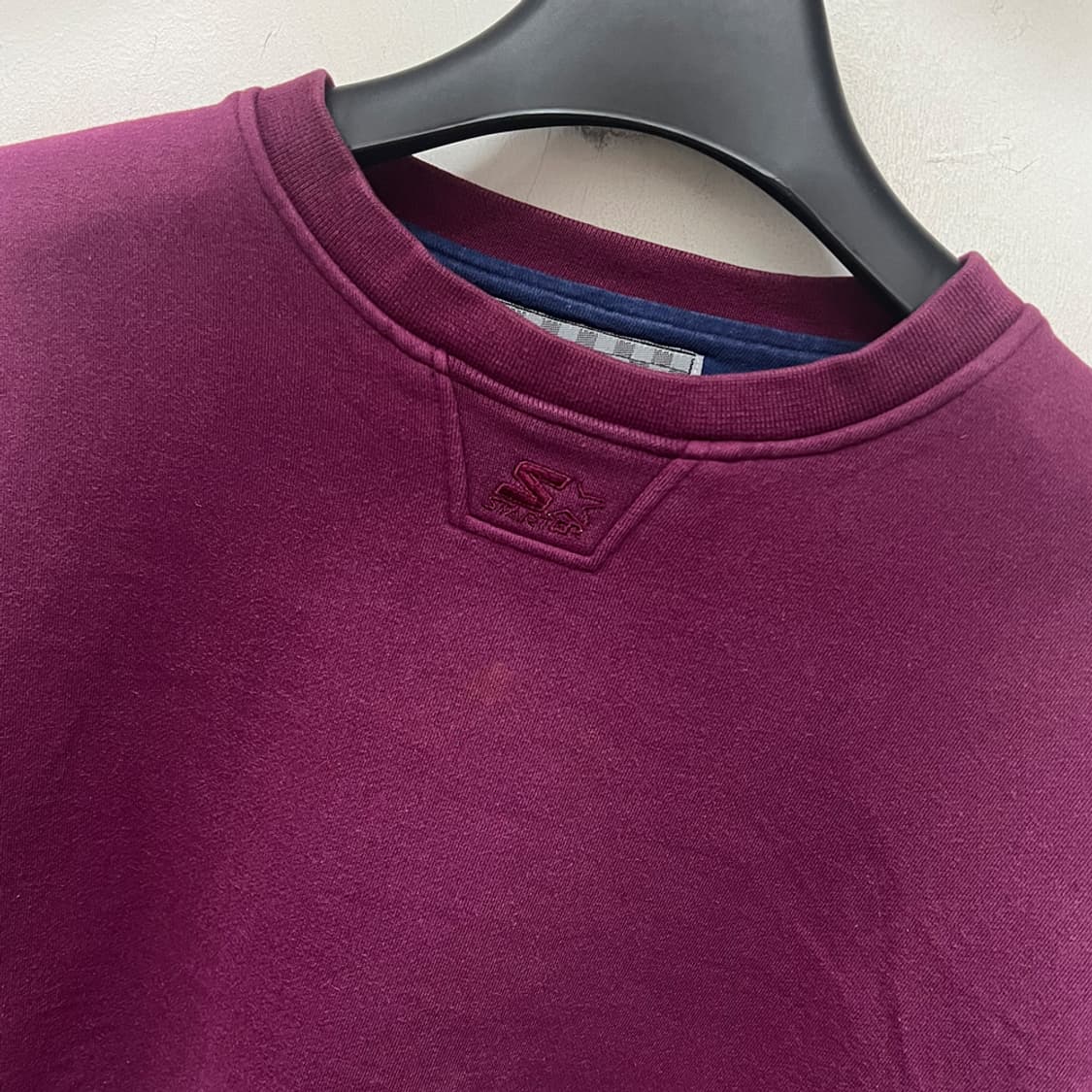 90s 스타터 스포츠 버건디 스웻 맨투맨 XL급 상품이미지3