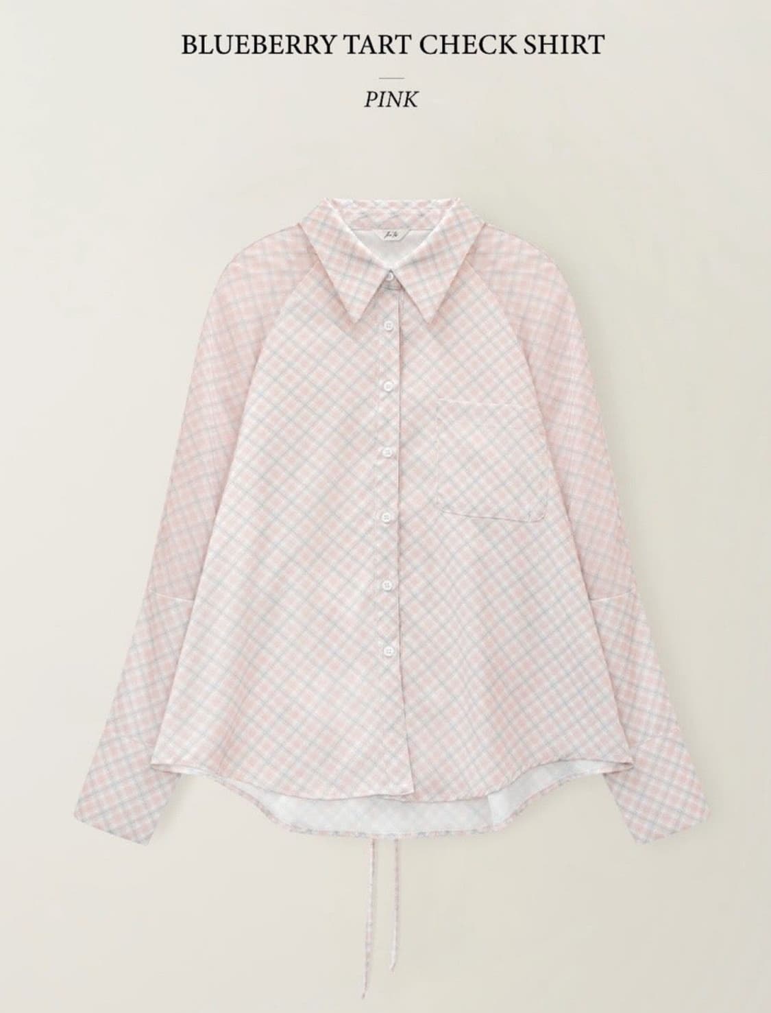 더티스 블루베리 타르트 셔츠 핑크  상품이미지1