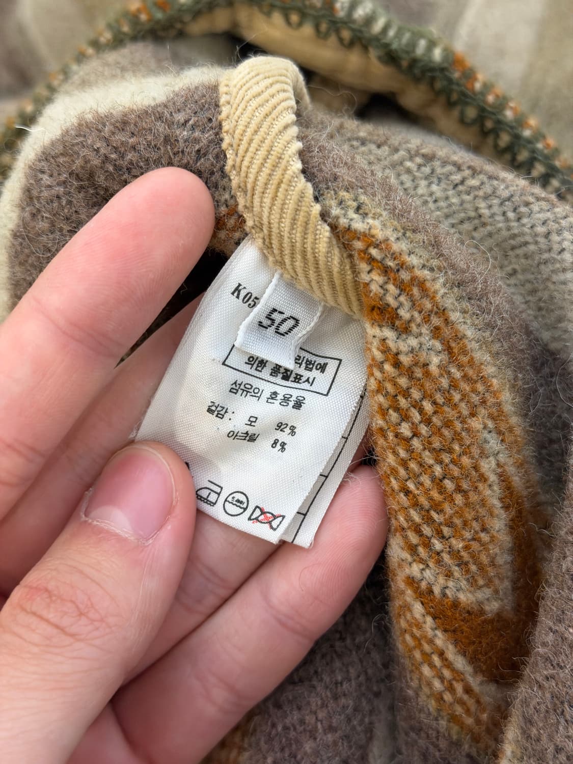 90s 블루 패밀리 나바호 아즈텍 콘초자켓 이태리 메이드 상품이미지5