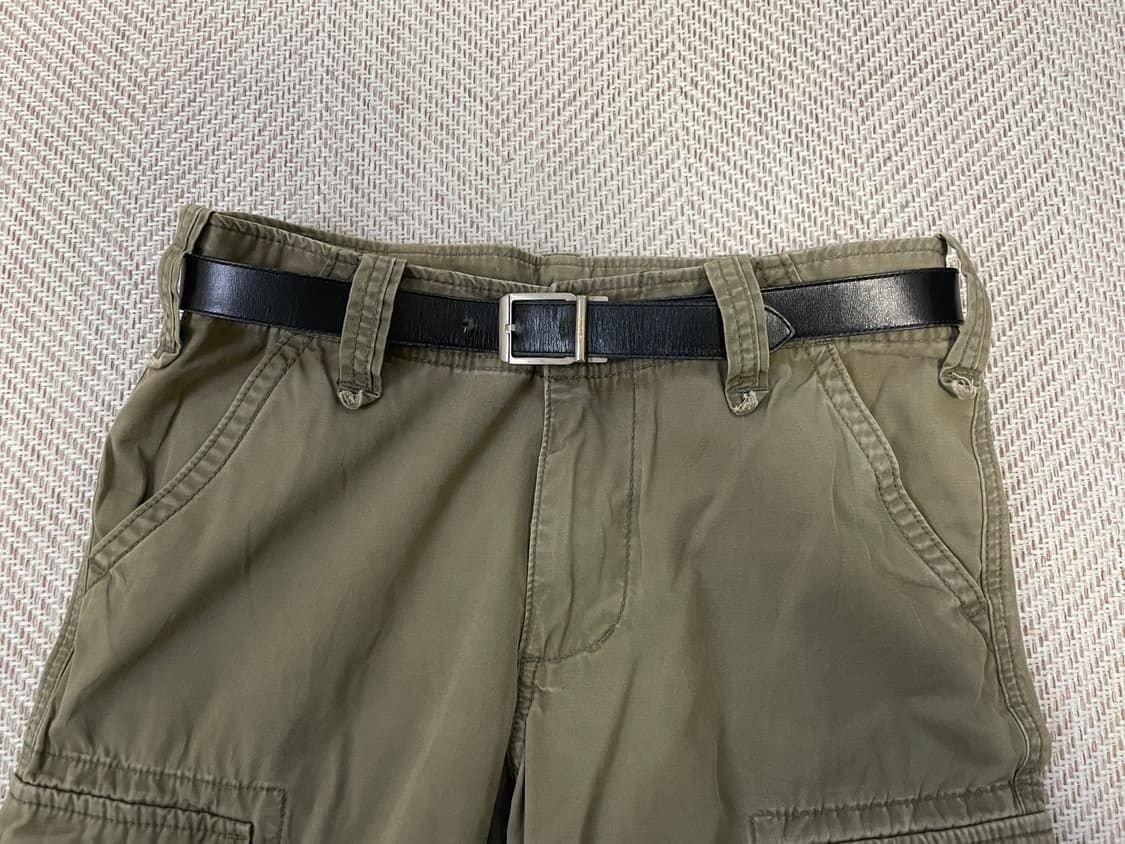 빈티지 레노마 실버 레더 벨트 J03702 상품이미지1